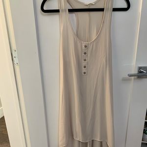 A+ Ellen Chiffon Tank Top with Long Back